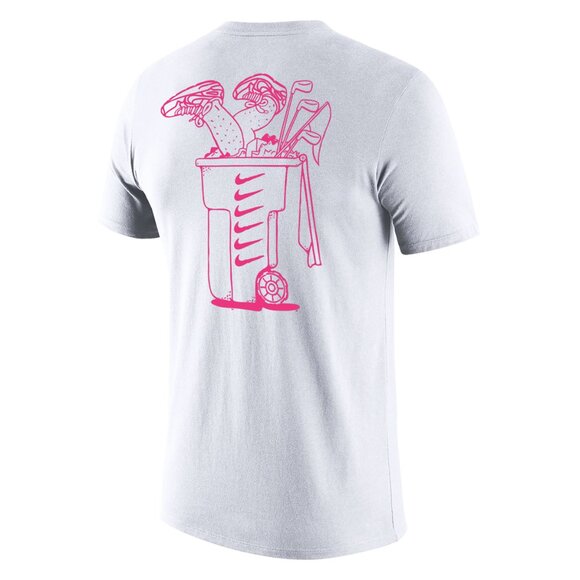 NIKE GOLF TAKE OUT THE TRASH WASTE MANAGEMENT SHIRT M11843WM24-WHT WHITE M - Picture 3 of 5